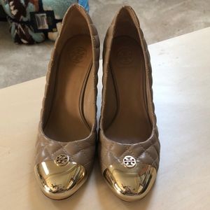 Tory Burch- Kaitlin Wedge - Quilted Leather